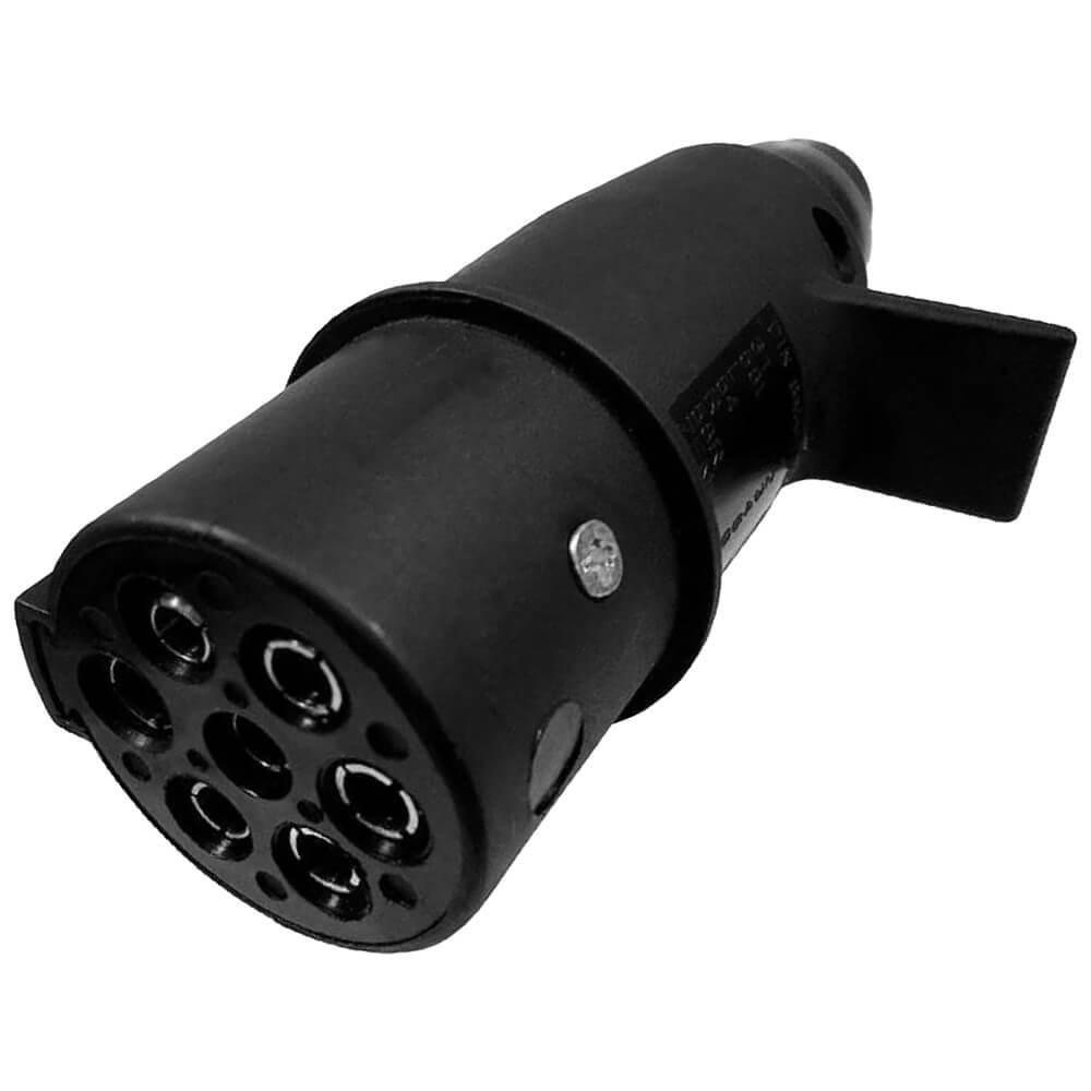 Tomada Engate Redondo 7 Polos Macho 12/24V Conexão Móvel em Oferta na Shopee