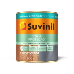 Tinta Esmalte Base Água Cor Branco 900ml Suvinil Acetinado