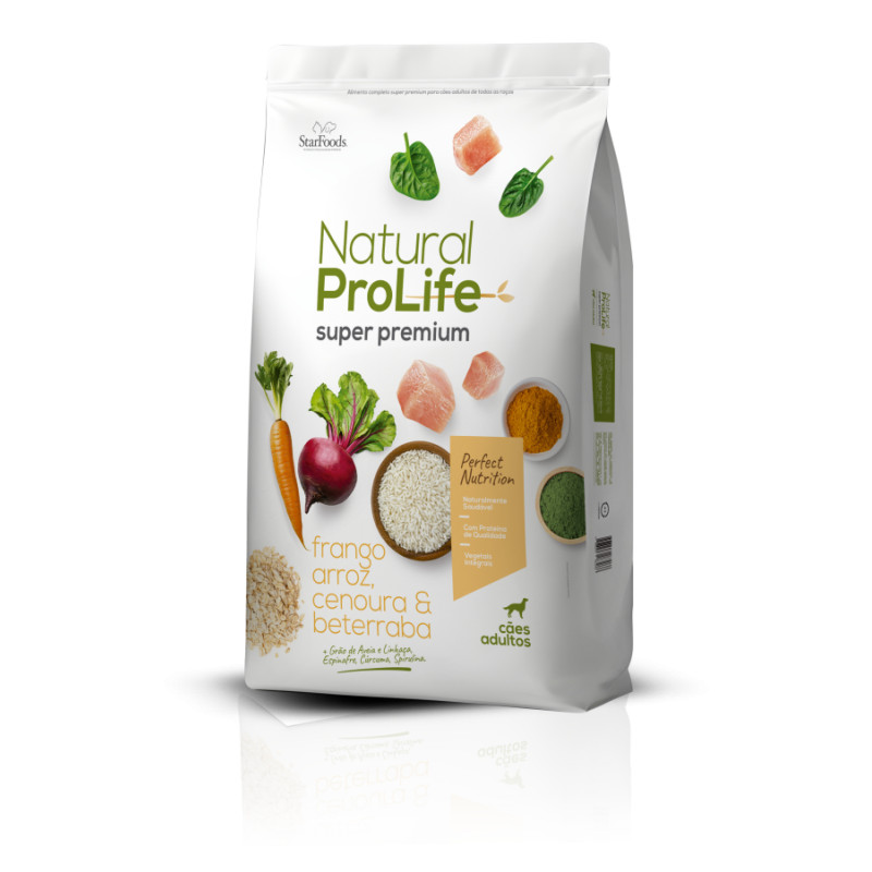 Ração Natural Pro Life Cães Adultos Super Premium 15 kg em Oferta na Shopee