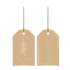 Tag Decorativa Para Presentes - Louvre - Cromus Natal - 12 unidades - Rizzo
