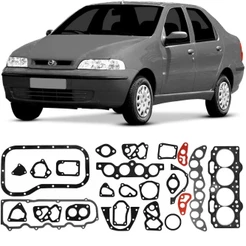 Jogo Junta Motor Fiat Siena 1.0 1.5 99 A 2005 Completo Sabó