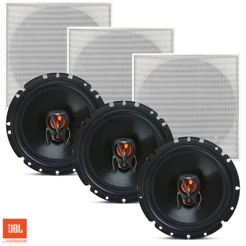 Kit 3 Caixa De Som Jbl Flex3 Arandela Quadrada Embutir 50rms