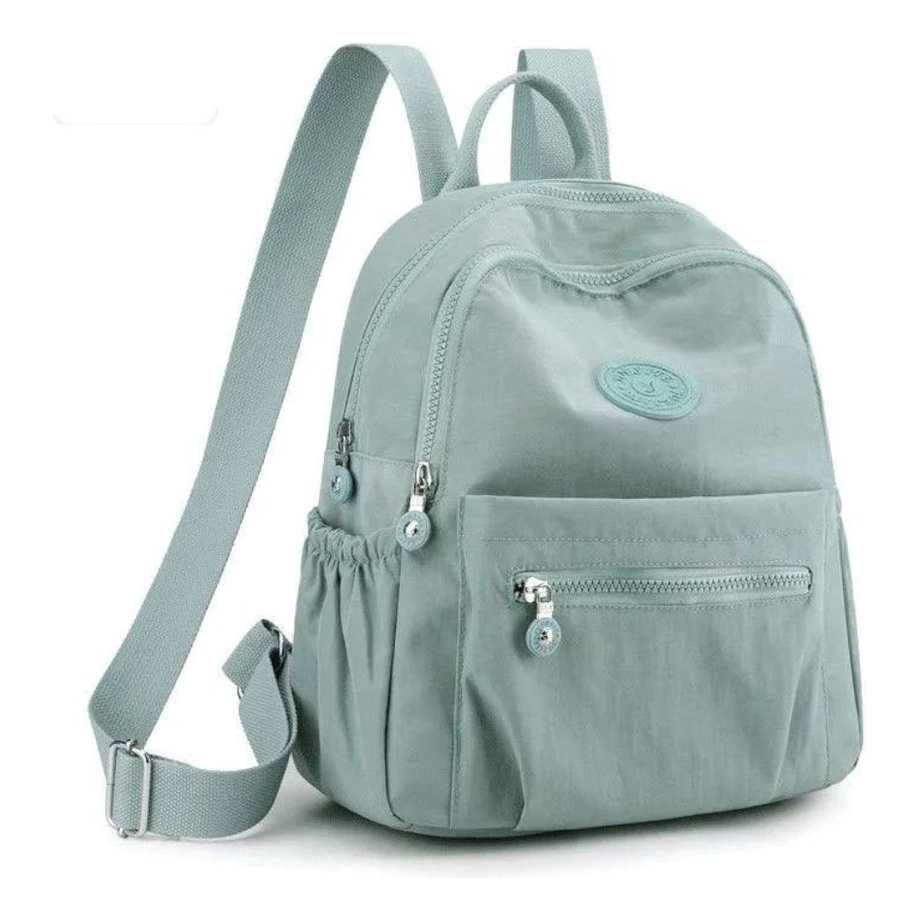 Mochila Feminina Tactel Leve Escola Trabalho Viagem Top