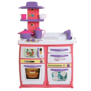 Bella Cozinha Infantil Tateti 1307 Com Acessórios Saída de Água e Som