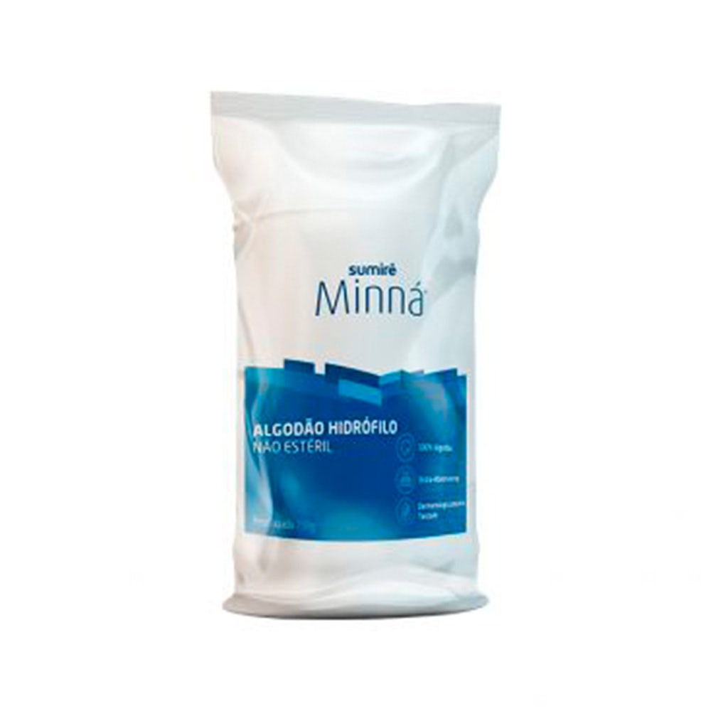 Algodão Minná Hidrófilo 250g em Oferta na Shopee