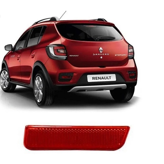 Lanterna Refletor Traseiro Esquerdo parachoque para carro Duster Sandero Stepway