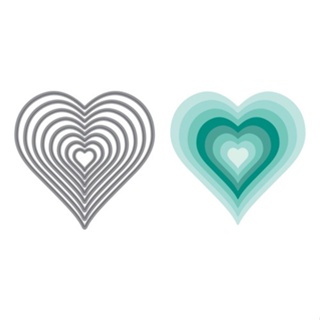 Kit Com 6 Facas De Corte E Relevo Coração Liso em Oferta na Shopee