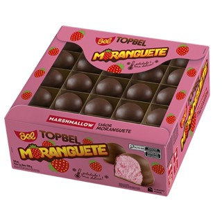 TopBel Ao Leite Recheio Sabor Moranguete 50 un.