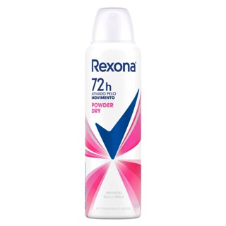 Desodorante Antitranspirante Aerosol Feminino Rexona Powder Dry 72 horas 150ml