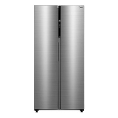 Geladeira Frost Free Side By Side 442l Cor Inox Midea Cor Prateado 110V