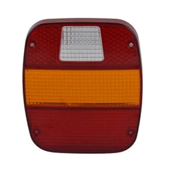 Lente Lanterna Traseira Marmita Tricolor VW Constellation / Ford Cargo / Troller