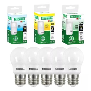 Kit 5 Lâmpada Bolinha Led 4,9w Tkl 30 E27 Taschibra