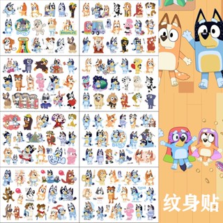 Tatuagem Bluey Bingo A prova d´agua Para Presente Festa De Aniversário e Decoração