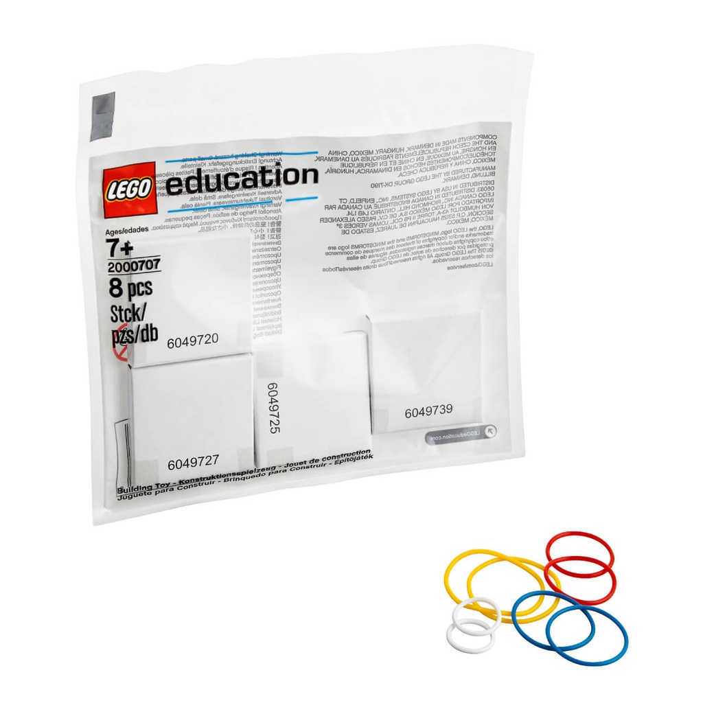 Pacote de Reposição 8 pçs Elásticos Original Lego Education