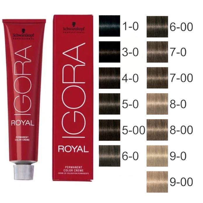 Coloração Tintura Igora Royal 60g - Schwarzkopf Professional - Escolha a cor