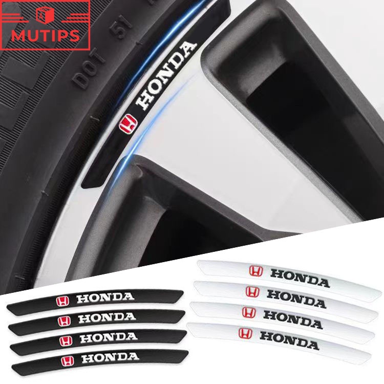 4Pcs/set Carro Alumínio Liga Roda Hub Adesivo Autocolante Emblema De Pneus Decoração Para Fit Civic g10 g9 City Hrv Jazz em Oferta na Shopee