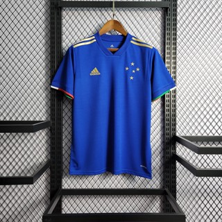 Camisa De Futebol 1 : 1 21-22 Cruzeiro Home Thai Versão Da