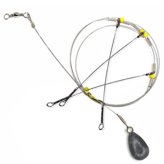 Chicote Pesca Mar Com 3 Pernadas E 1 Chumbada em Oferta na Shopee