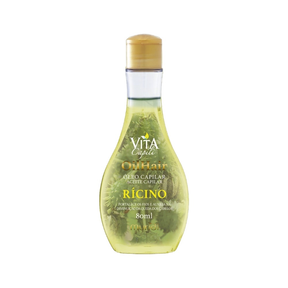 Óleo Capilar Vita Capili Rícino 80ml em Oferta na Shopee