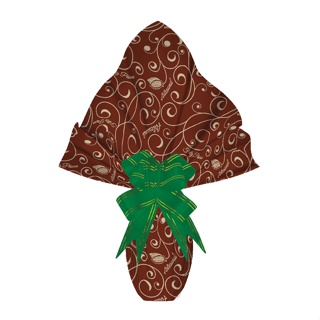 25 FOLHAS P/ OVO DE PÁSCOA METALIZADA 69X89 MARROM ARTESANAL  Luckyfest em Oferta na Shopee