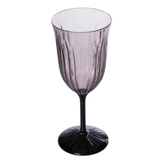 Taça Vinho Lapidada 370 ml Fumê