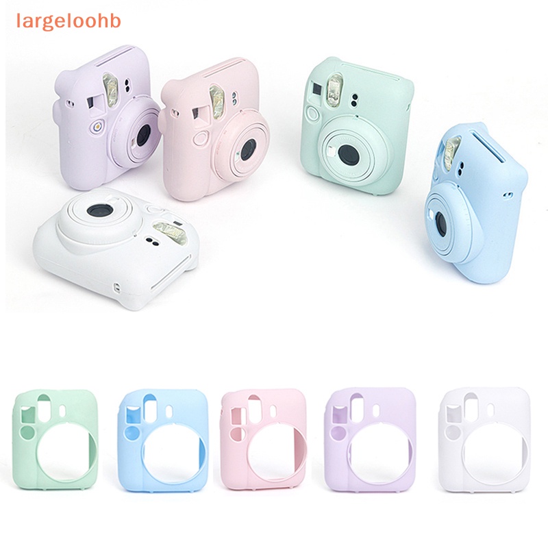 [largeloohb] Para Câmera Fujifilm Capa De Silicone Protetora Macia À Prova De Cor Sólida 12 Capas