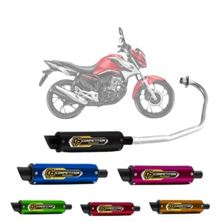 Escapamento Ponteira Titan 160 2015 a 2023 Curva Preta Competition Pro Tork
