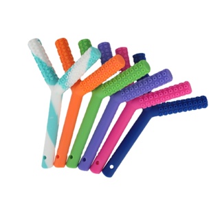2024 Atacado Y Molar Stick Para Crianças Mastigar Bastão Dentes Ocos Tubo Goma De Mão em Oferta na Shopee