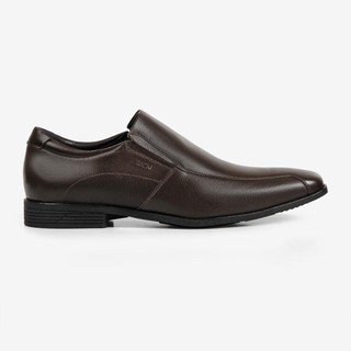 Sapato Social Masculino London Couro Ferracini Calce Fácil Elegante Mogno Marrom 4461-281H