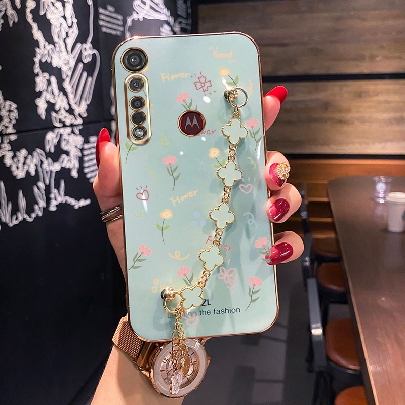 YBD Flores De Tela Cheia Galvanizadas Para O Telefone Motorola Moto G8 Plus G8 P