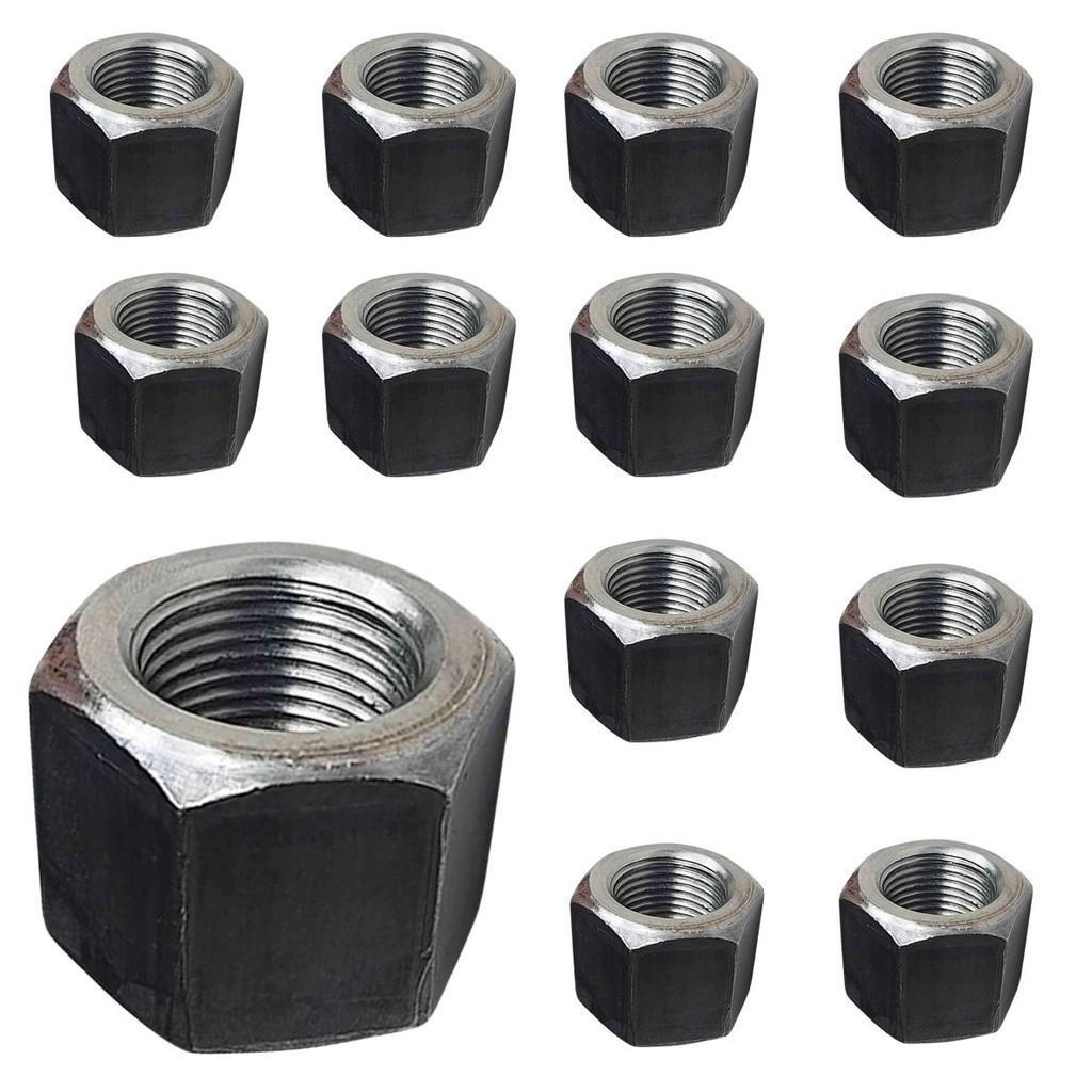 Porca Sextavada Dupla Alta M12 x 1,5 CH 19 Rosca Fina 10 Pçs em Oferta na Shopee