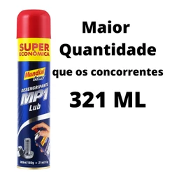 Desingripante Lub MP1 MUNDIAL PRIME Lubrificante Antiferrugem Spray 321ML