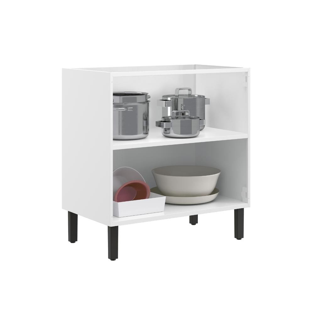 Balcão de Cozinha Itatiaia New Premium em Aço 2 Portas Branco Sem Tampo em Oferta na Shopee