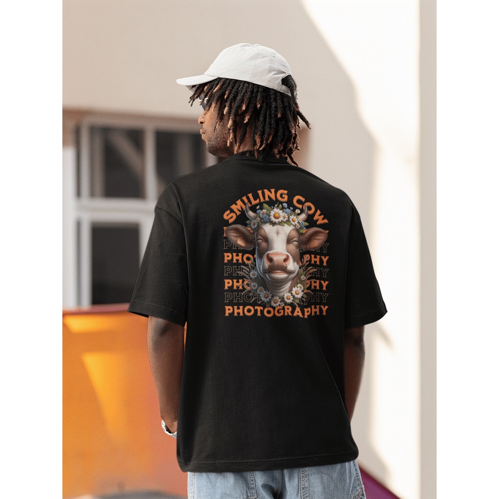 Camisa Camiseta Oversized Streetwear Ombro Caído Estampada Masculino e Feminino 100% Algodão Confortável Academia