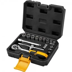 Soquetes Sextavados c/Encaixe 1/4" C/ Catraca 16Pc Vonder