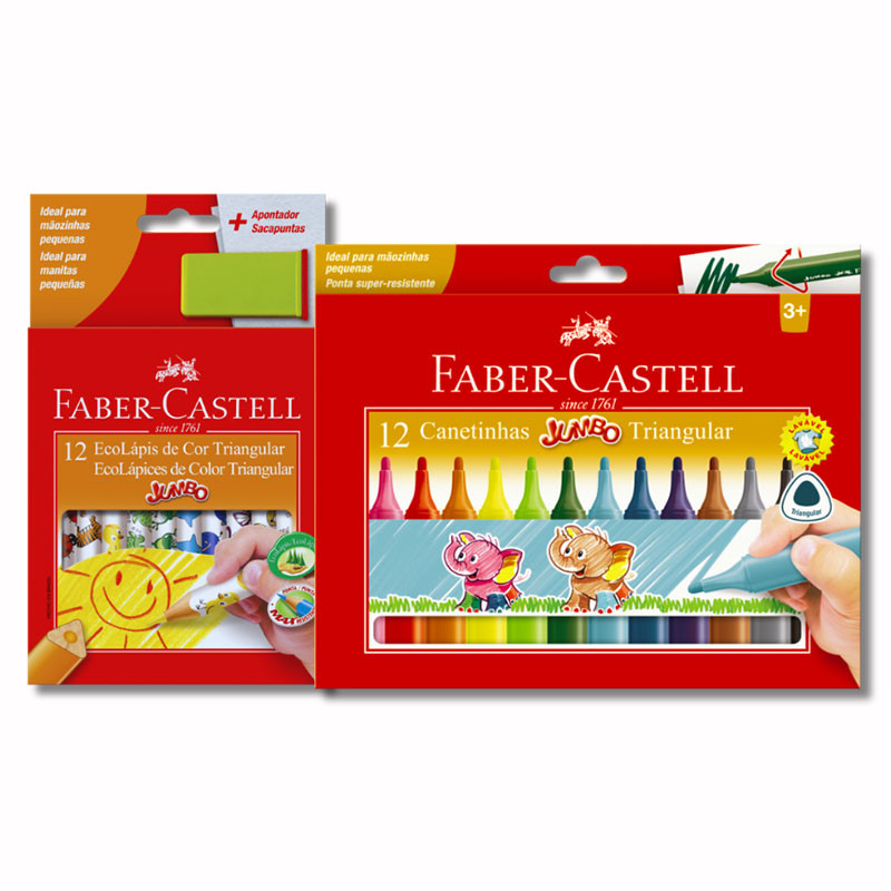 Kit Escolar Pré-Escola Faber Castell - Stationery