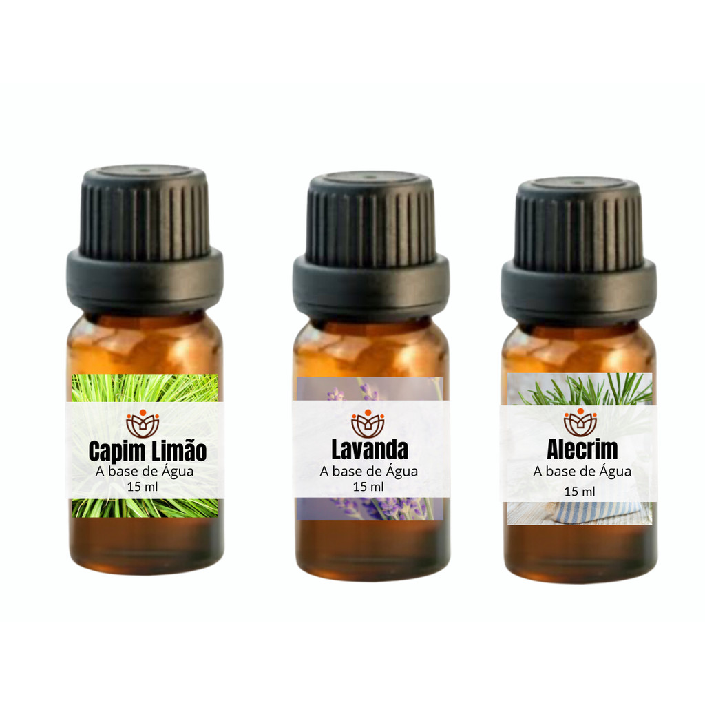 3 Essência Para umidificador Aromatizador e difusor  elétrico 15ml  a base de água