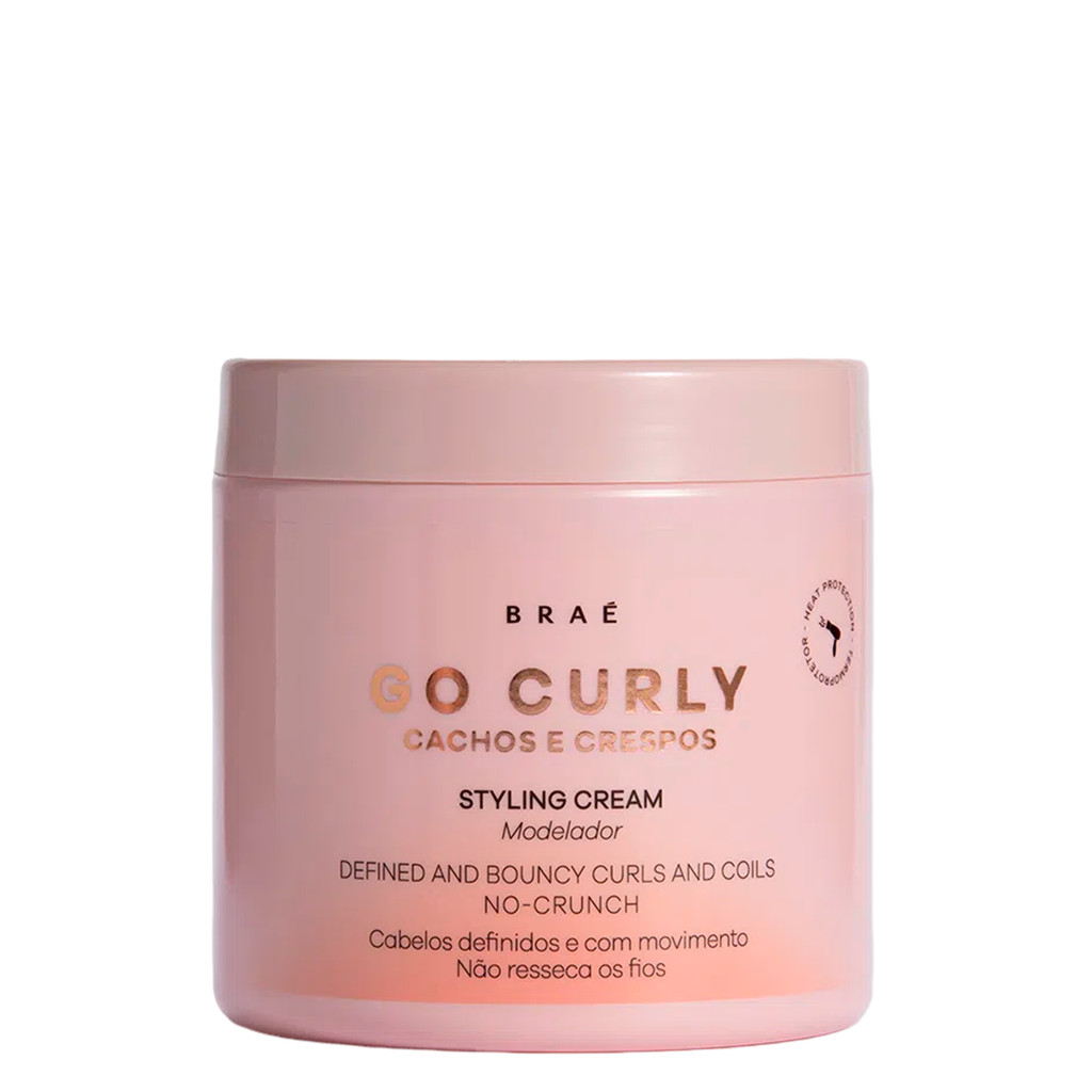 Braé Go Curly Cachos e crespos Styling Cream 500ml