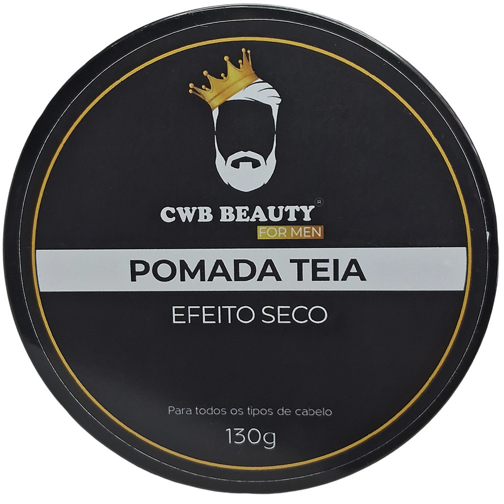 Pomada Cabelo Teia Efeito Seco Capilar Creme Modeladora Modelar Modela Fios 130g CWB Beauty For Men
