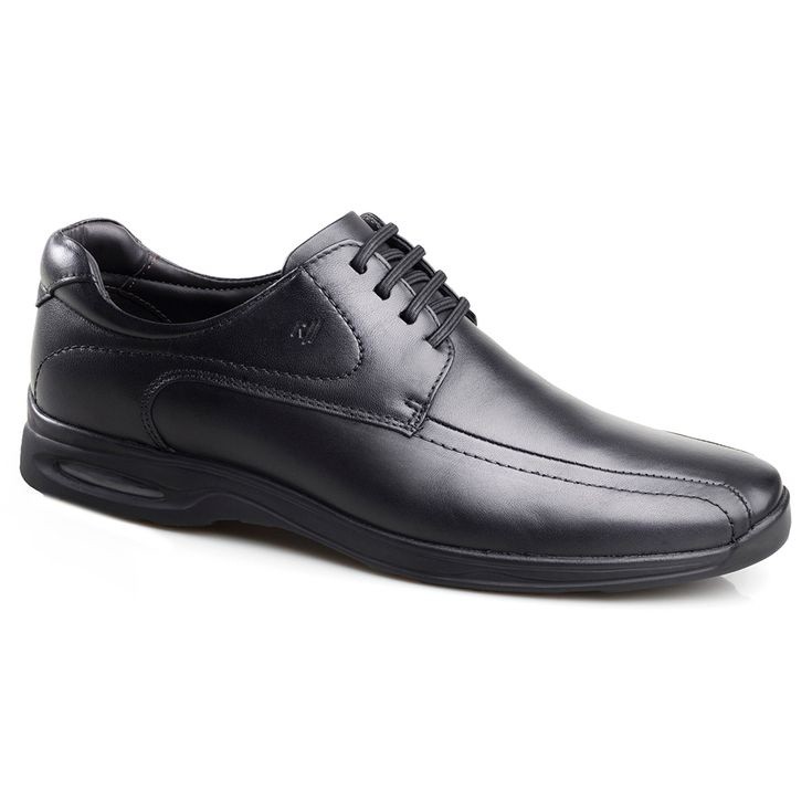 Sapato Social Masculino Rafarillo Air Tech Adulto Amortecedor Confortável Conforto Em Couro Original