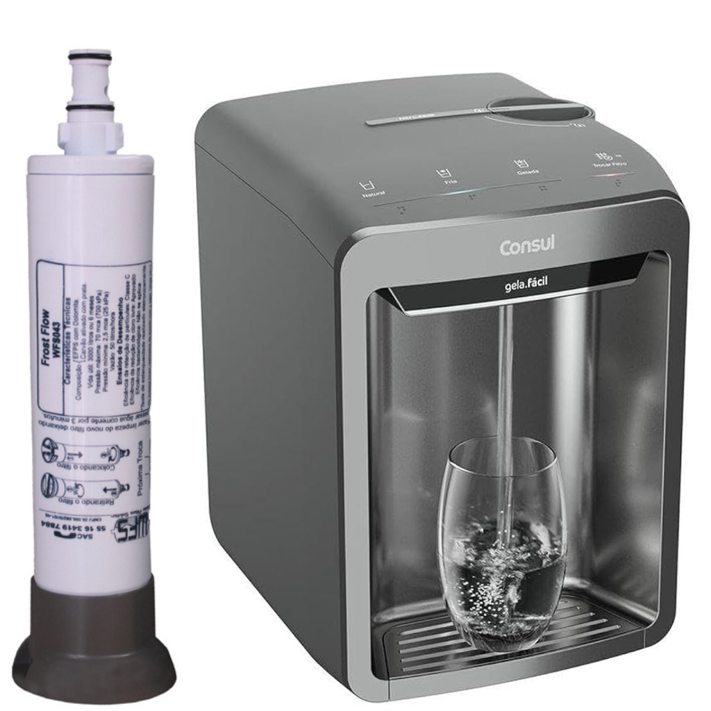 Refil filtro compatível consul cpb33AF cpb33AB cpb33AN Cinza em Oferta na Shopee