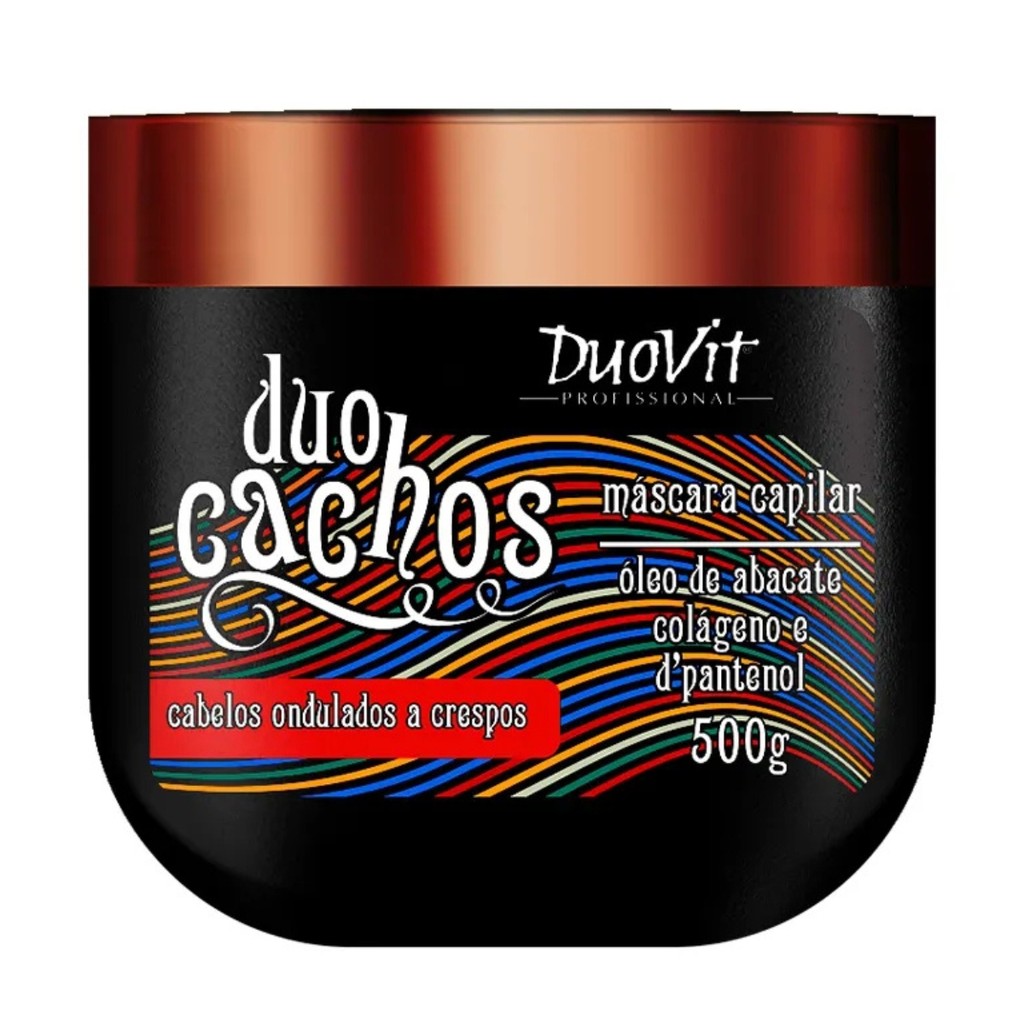 Máscara Duo Cachos Para Hidratar E Revitalizar Os Fios | Com D-pantenol E Colágeno Vegetal