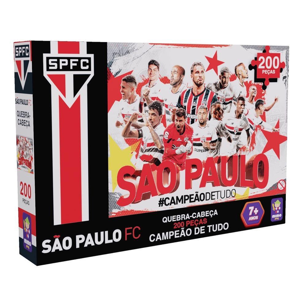 Quebra-Cabeça Time São Paulo 200 Peças - Mimo em Oferta na Shopee