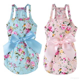 Roupas De Algodão De Primavera De Verão Para Cães Meninas Cão Pequeno Médio Saia De Princesa Bonita