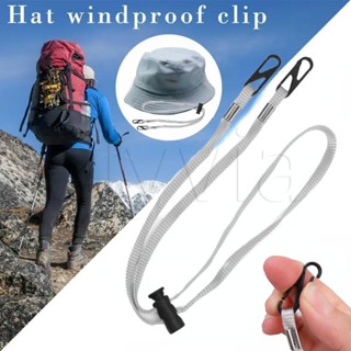 Clipes De Chapéu Antiderrapantes À Prova De Vento Fashion DIY Corda Ajustável Anti-Perda Para Óculos De Máscara Esportiva Exterior Elástica Simples Acessórios Fixável Removível Versátil