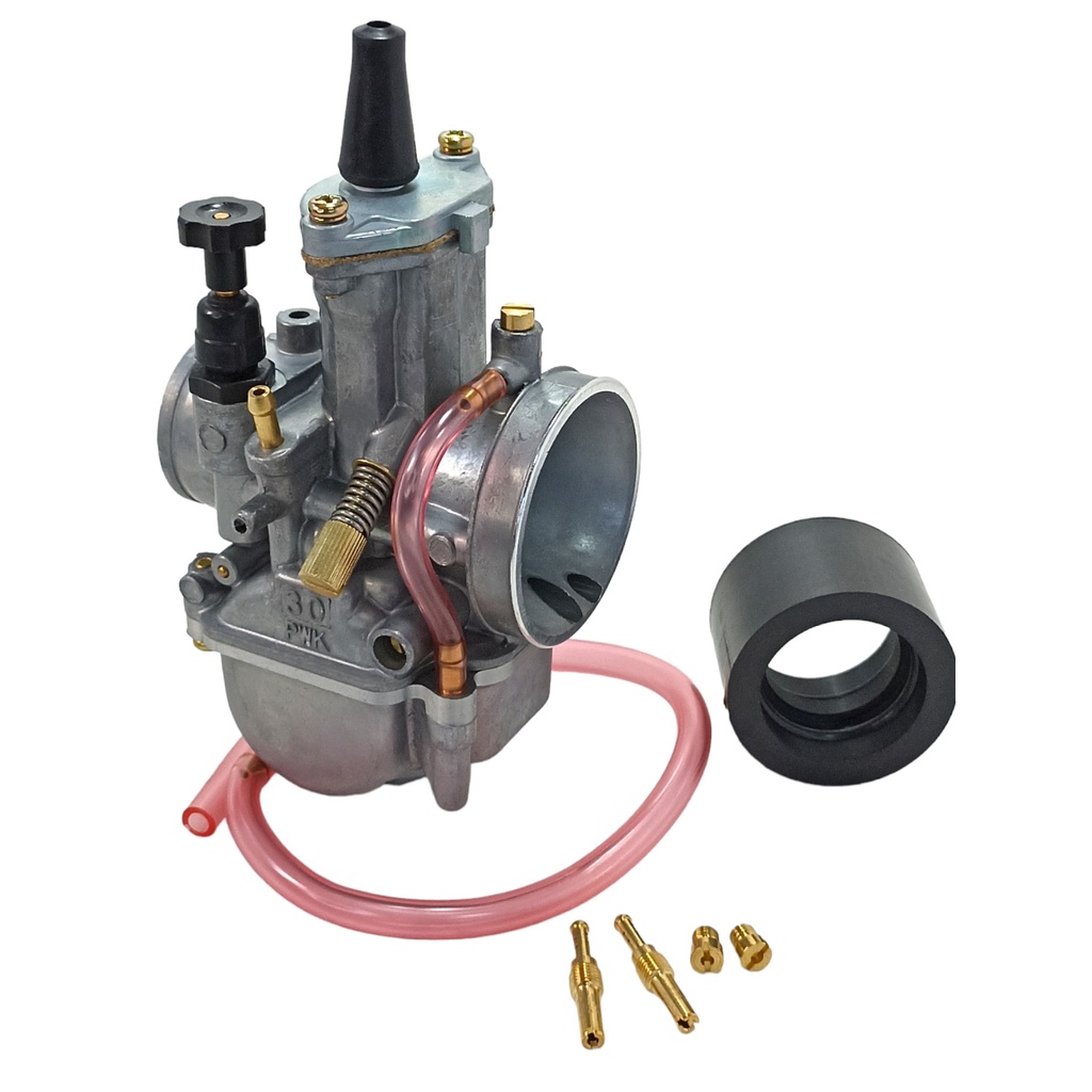 Carburador 30mm Universal Modelo Koso PWK Keihin com Powerjet Crf 230 Xr 200 Dt 180 Dtz 180 Cbx 200