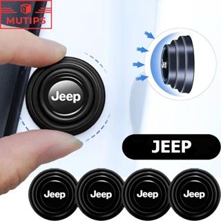 Jeep Jipe 1/4/8/12Pcs Autocolante Absorvente Anti-Choque Porta De Carro Borracha De Silicone Ruído Almofada Para Bússola Renegada 2023 Willys Wrangler jk Grand Cherokee em Oferta na Shopee