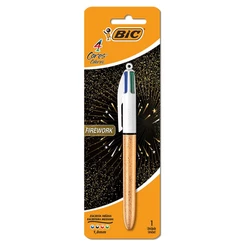 Caneta esferográfica 1.0 retrátil Firework 4 cores Bic