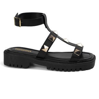 Sandália Feminina Domidona Tratorada Flatform Papete Spikes Piramide Moda em Oferta na Shopee