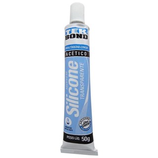 Silicone Acético Uso Geral Transparente 50g Tekbond TKS2521